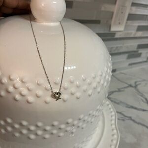 Tiffany & Co. Sterling Silver Heart Toggle Necklace - Silver - 16 inch